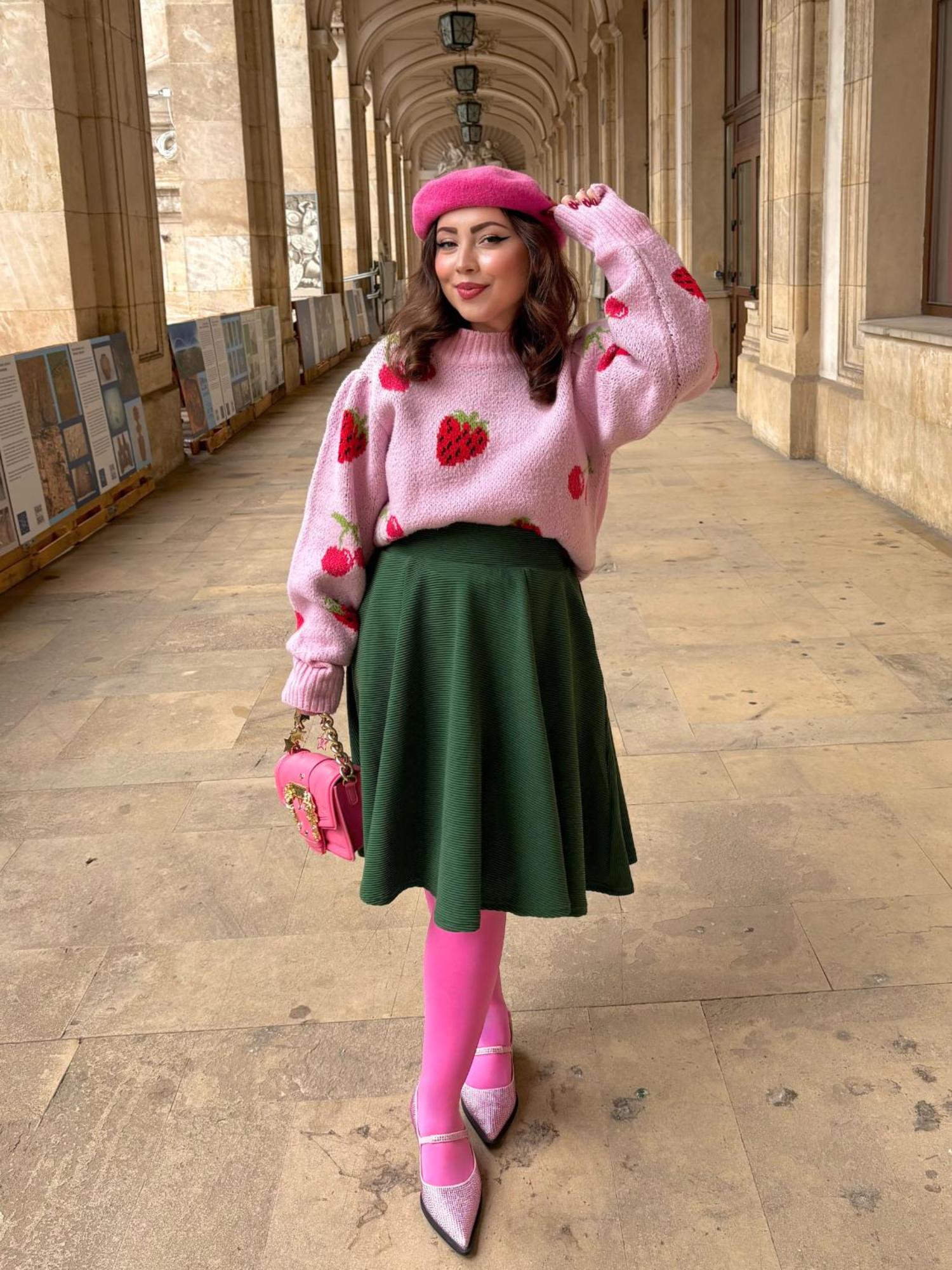 Flare kjol för ottoman - Petit Pois