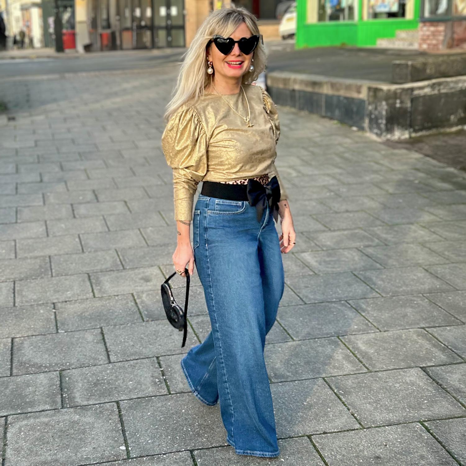 Ekologiska jeans med vida ben – Atlantic