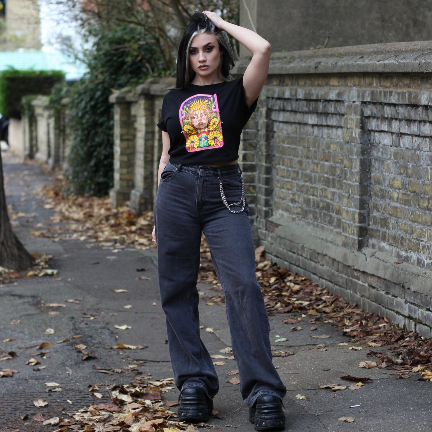 Major Arcana Baby Tee - XIX Solen