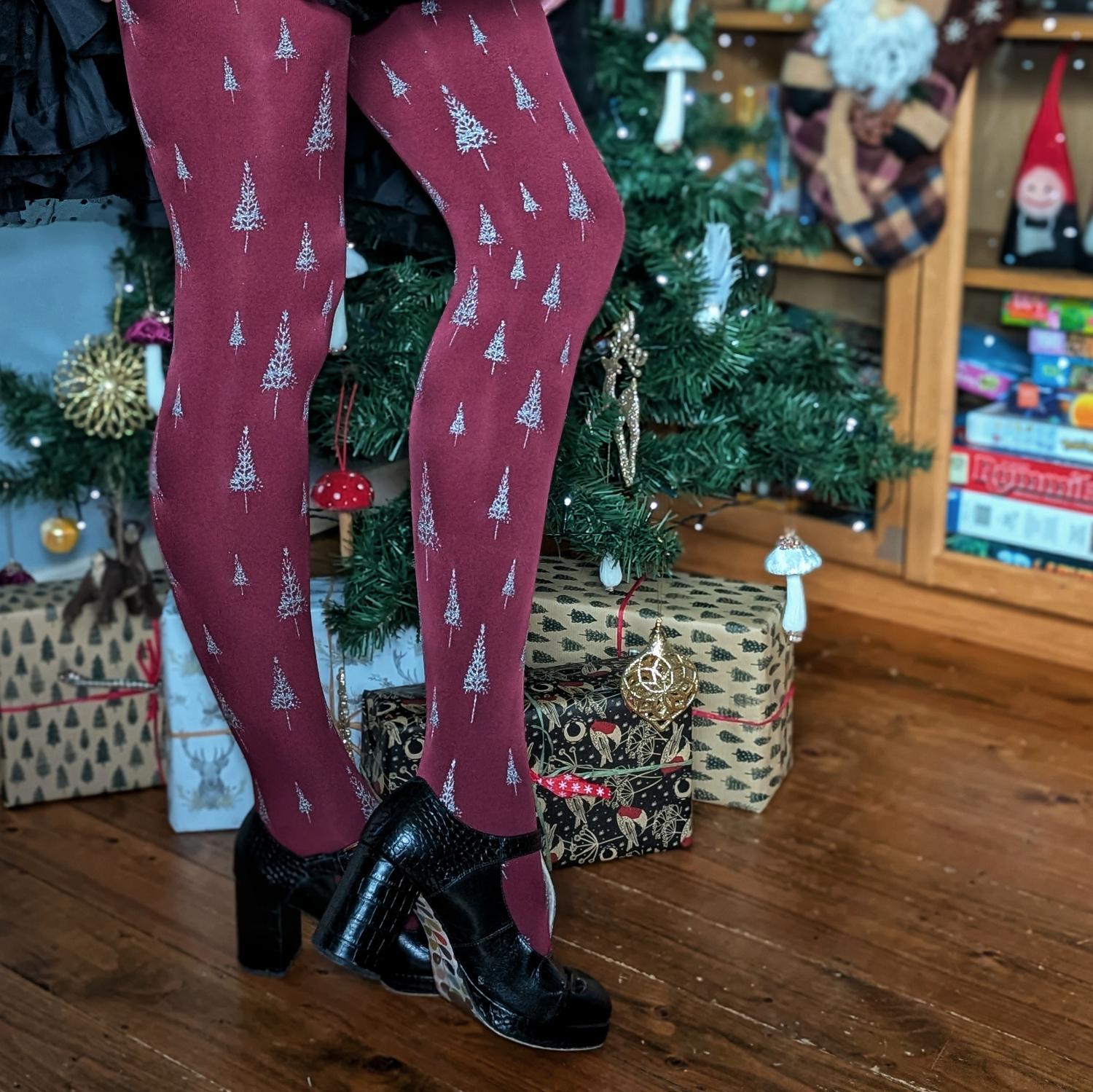 Christmas Tights - Festive Forest