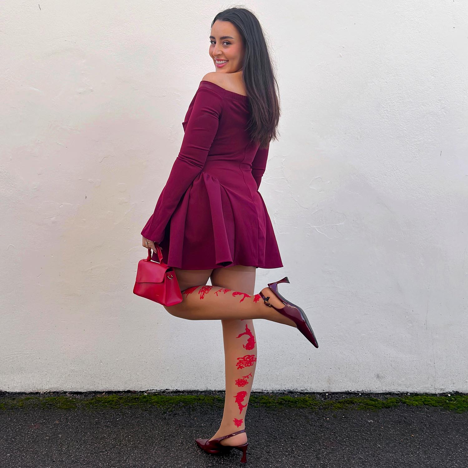 Papperstunna strumpbyxor – Caramel Latte