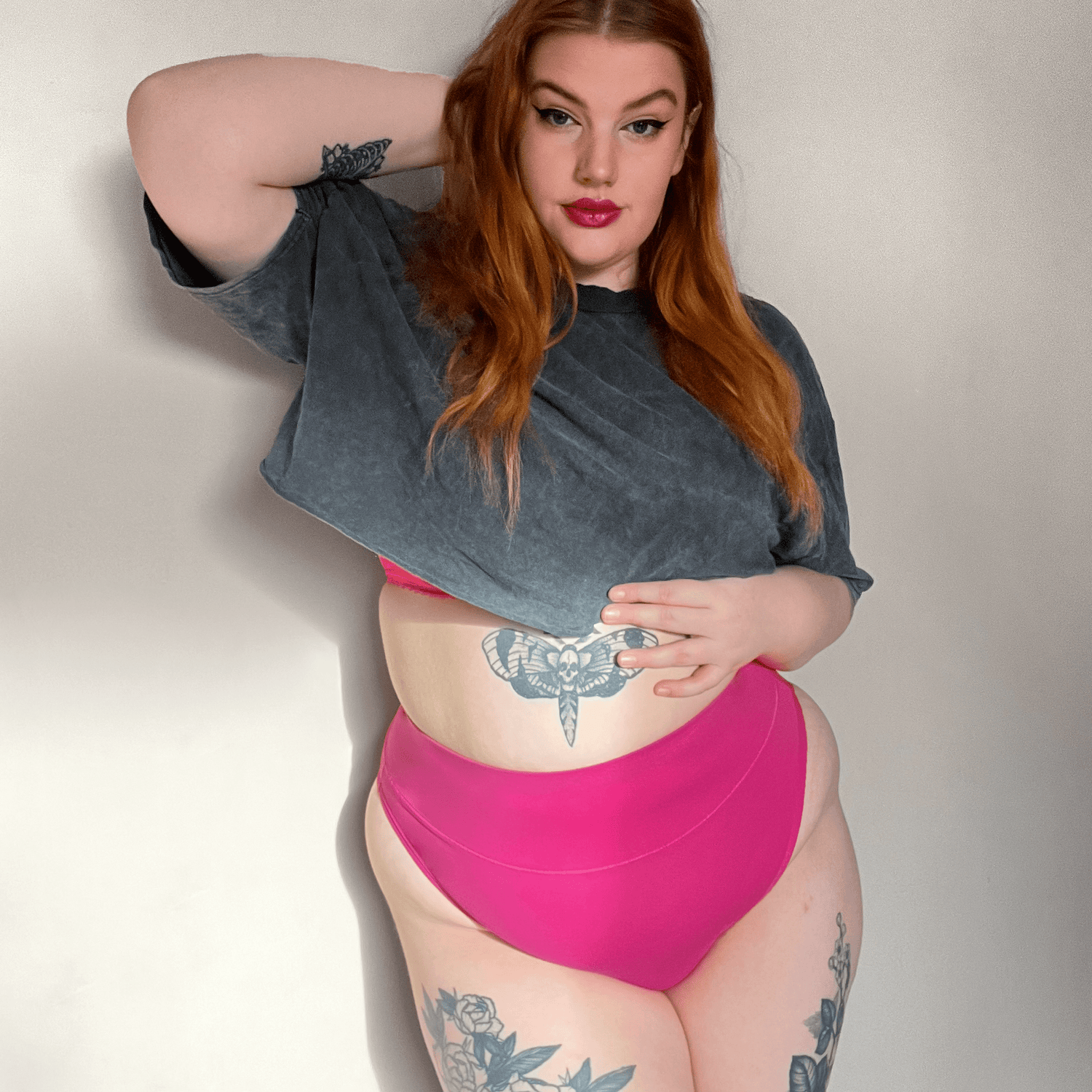 Super High Leg Knickers i ekologisk bomull - Barbara