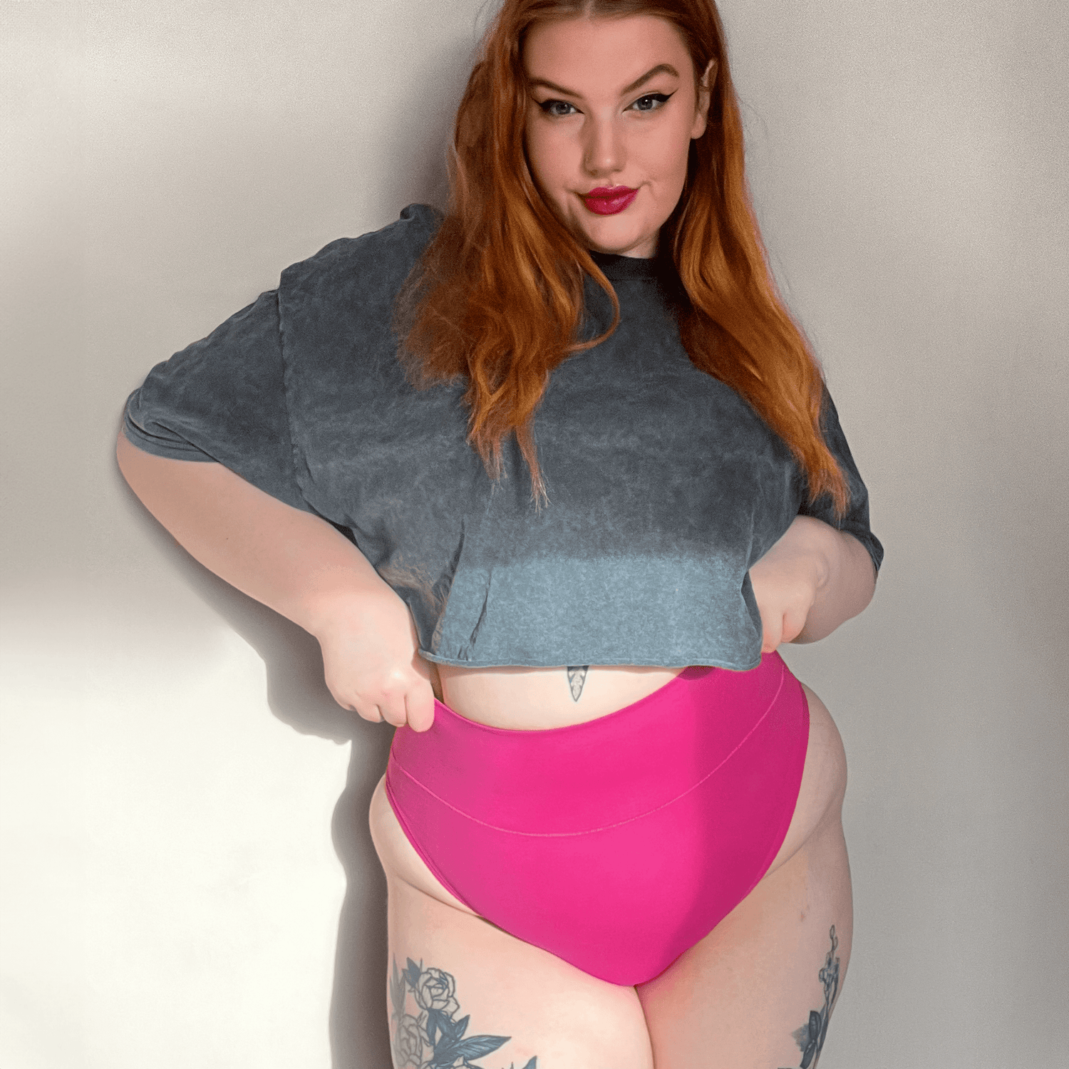 Super High Leg Knickers i ekologisk bomull - Barbara