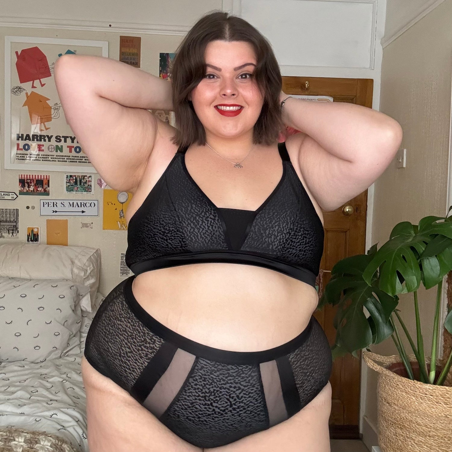 Knickers i ekologisk bomull med helkort - Leopard