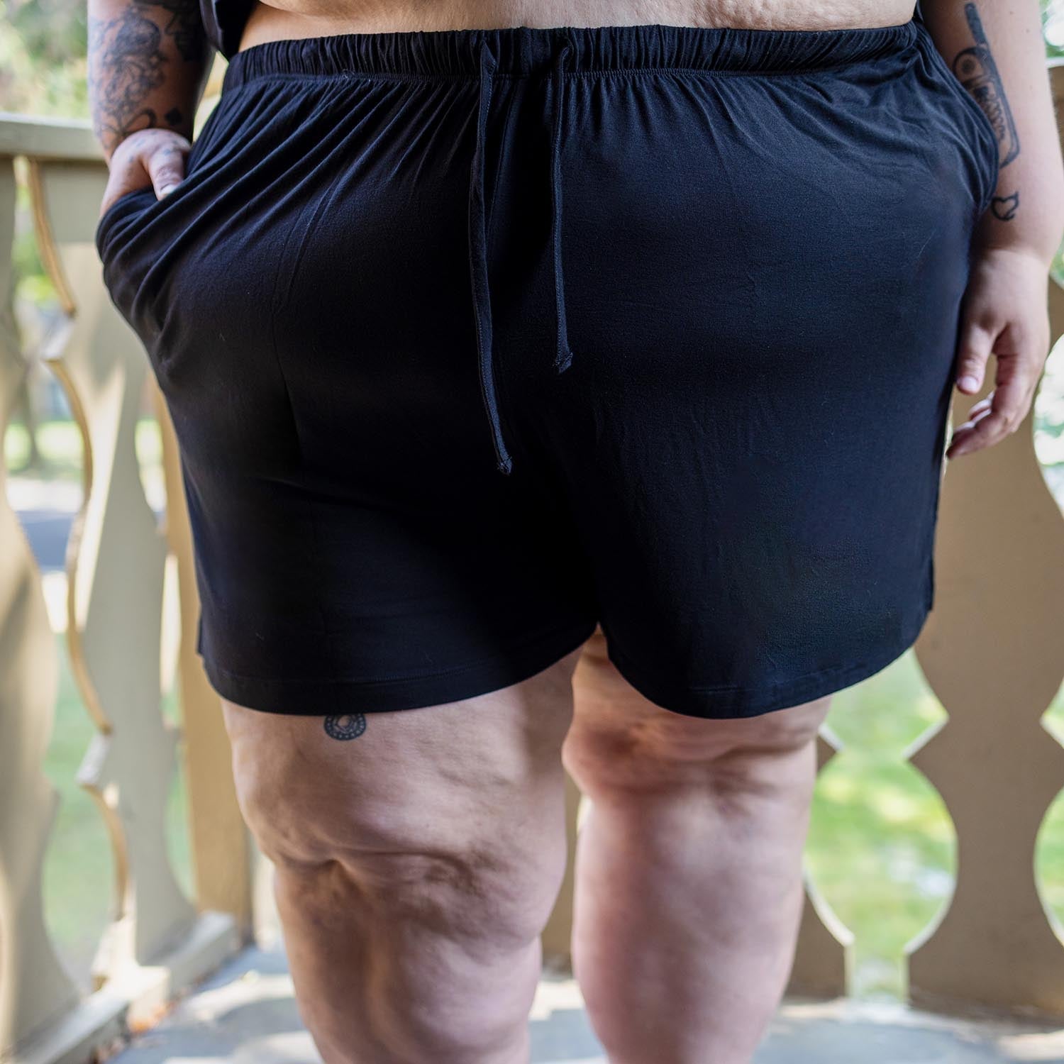 Bamboo Lounge Shorts - Svart