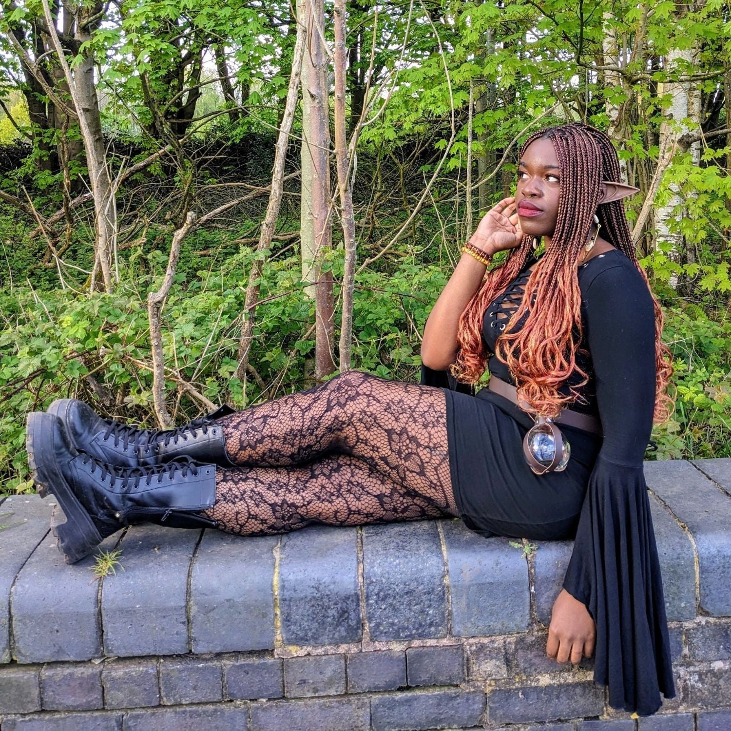 ACOTAR Fishnets - Törnen & rosor