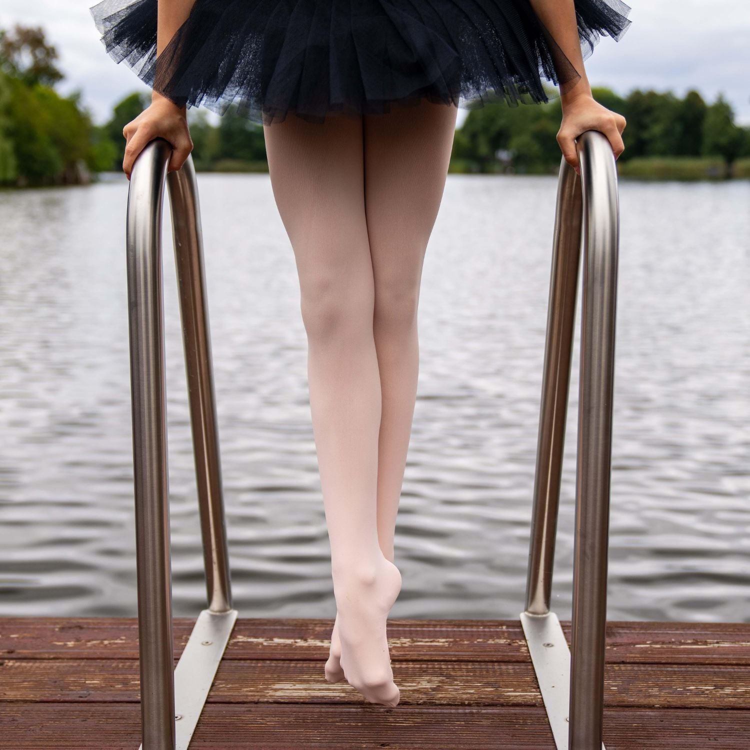 Tween Convertible Dance Tights - Rosa