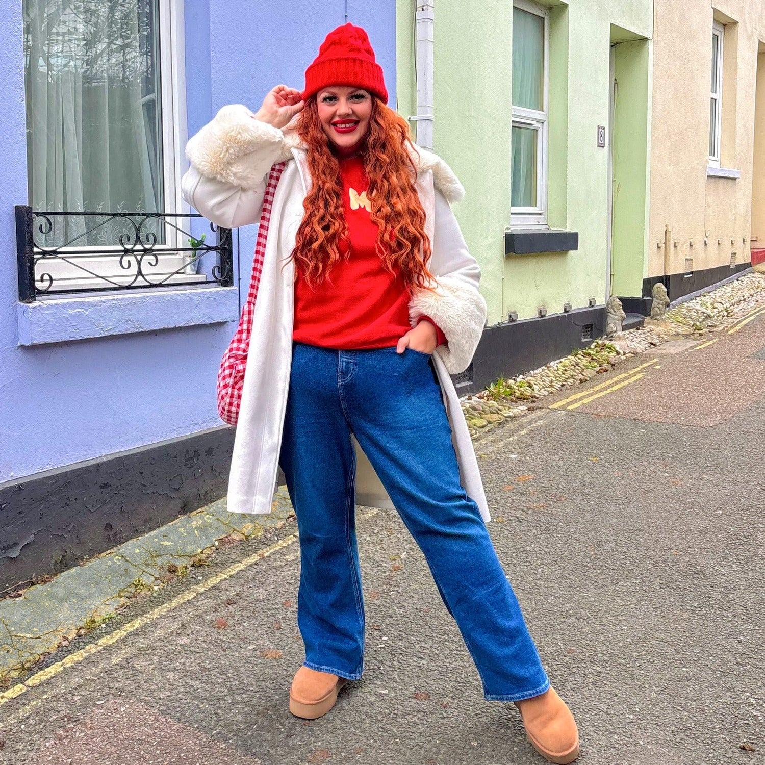 Ekologiska bootcut-jeans – Atlantic