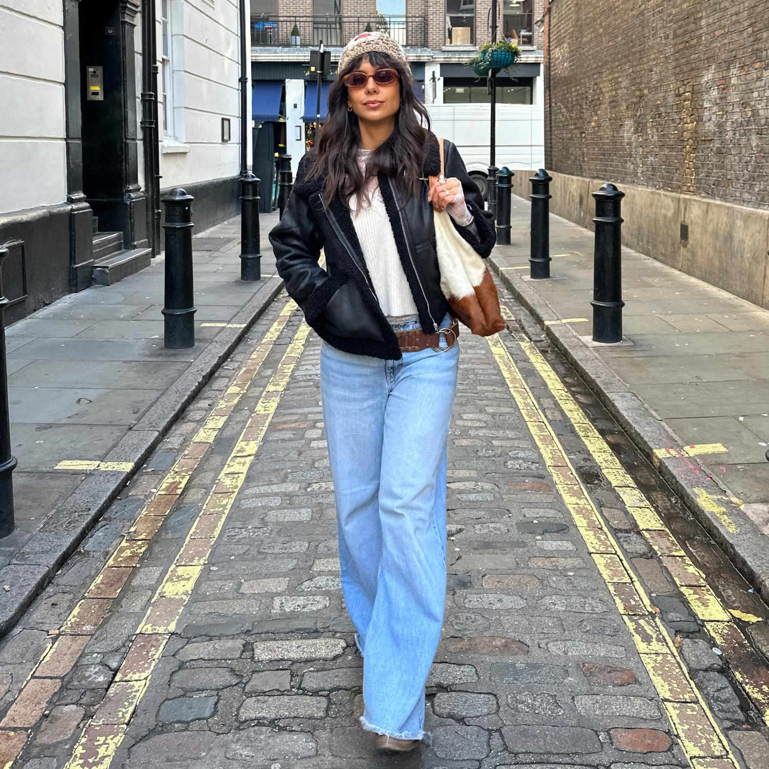 Bessie Aviator-jacka – Svart