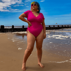 Baddräkt - Visa mig pengarna - Hot Pink - Snag