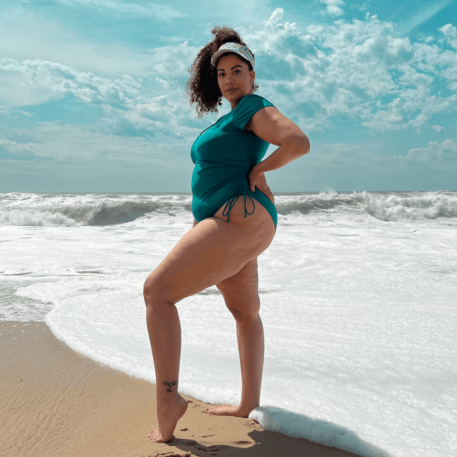 Baddräkt – Show me the money – Teal – Snag