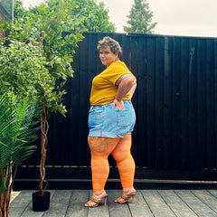 Strumpbyxor - Flapper - Orange Sherbet